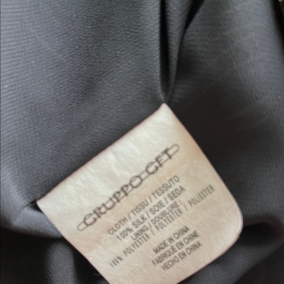 Vintage 100% silk Paisley Print Wrap  Skirt - Black Brown Blue Burgundy - Picture 9 of 9